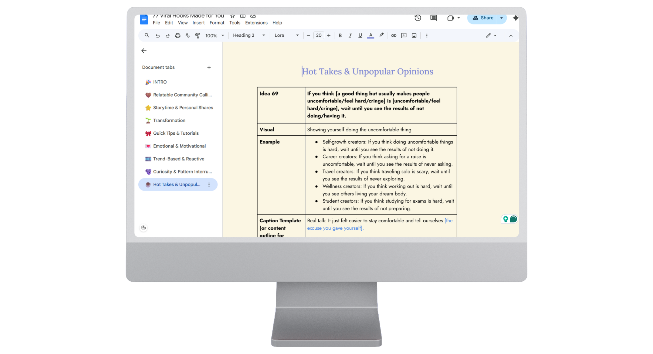 Bonus materials preview