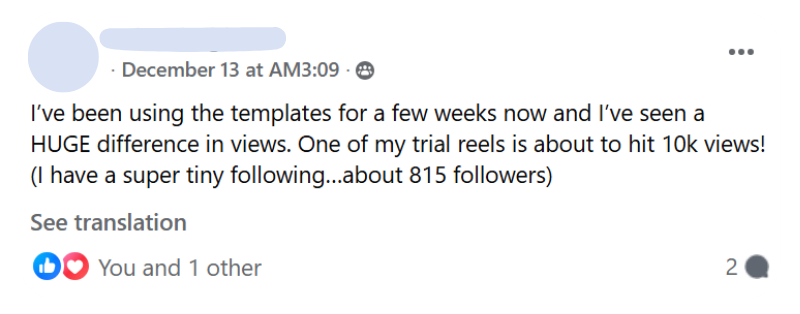 Student result screenshot